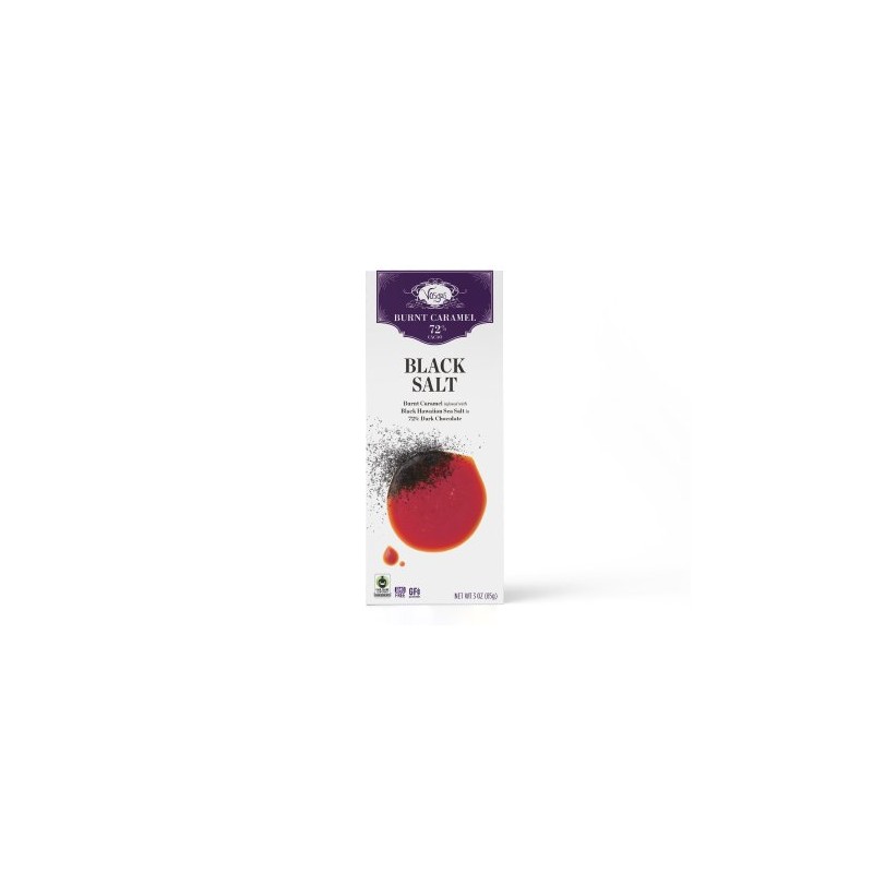Vosges Haut-Chocolat Black Salt Caramel, Pack of 2, 3oz Bars