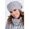 Kamea Justa Women's Beret Hat Headwear Warm Patterned Thick Winter,