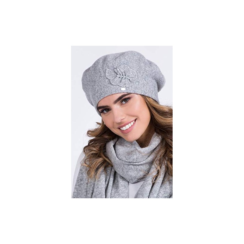 Kamea Justa Women's Beret Hat Headwear Warm Patterned Thick Winter,