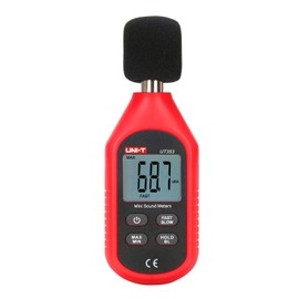 UT353 Mini Sound Level Meters, Digital Decibel Meter 30-130dB Audio Noise Volume Measure Device with Backlight LCD Display