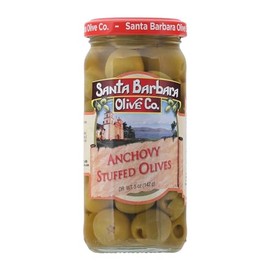 Santa Barbara Olive Anchovy Stuffed Olives, 5 oz