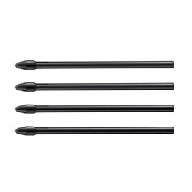 Lamy Safari Twin Pen EMR Stylus Pen Replacement Tip Black (Pack of 4) - Interchangeable Z109 PC/EL Pointier Tip for Smooth (Shiny) Surfaces - 0.35 mm Tip Radius