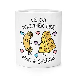 We Go Together Like Mac & Cheese Makeup Brush Pencil Pot
