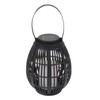 Solar Garden Lantern LED Outdoor Solar Lantern Waterproof Decorative Rattan