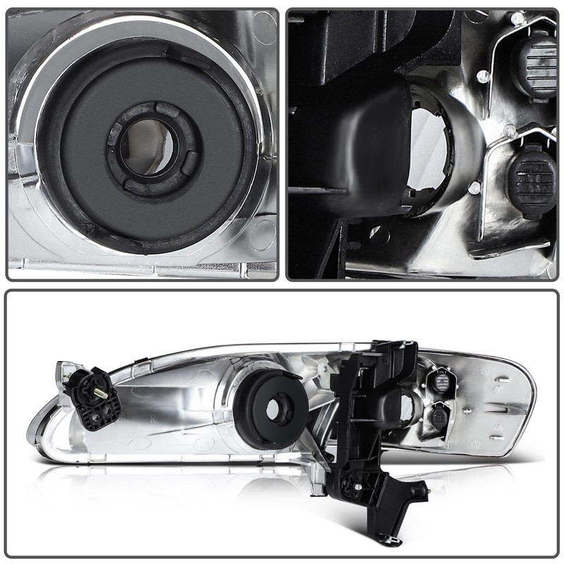 ECCPP Headlights for 1998 1999 2000 for Toyota Corolla Pair