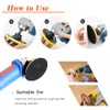 Mesee 2-Pack 5 Inch/125mm Hook and Loop Backing Pad with