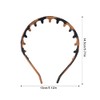2 Piezas Silicona Peine Cinta para Mujeres, Moda Diadema con