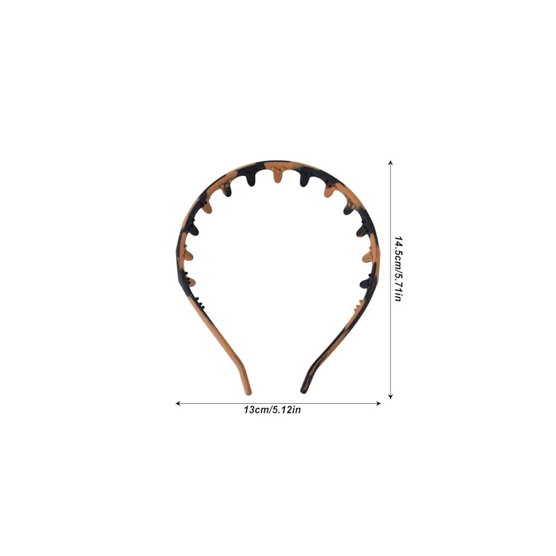 2 Piezas Silicona Peine Cinta para Mujeres, Moda Diadema con
