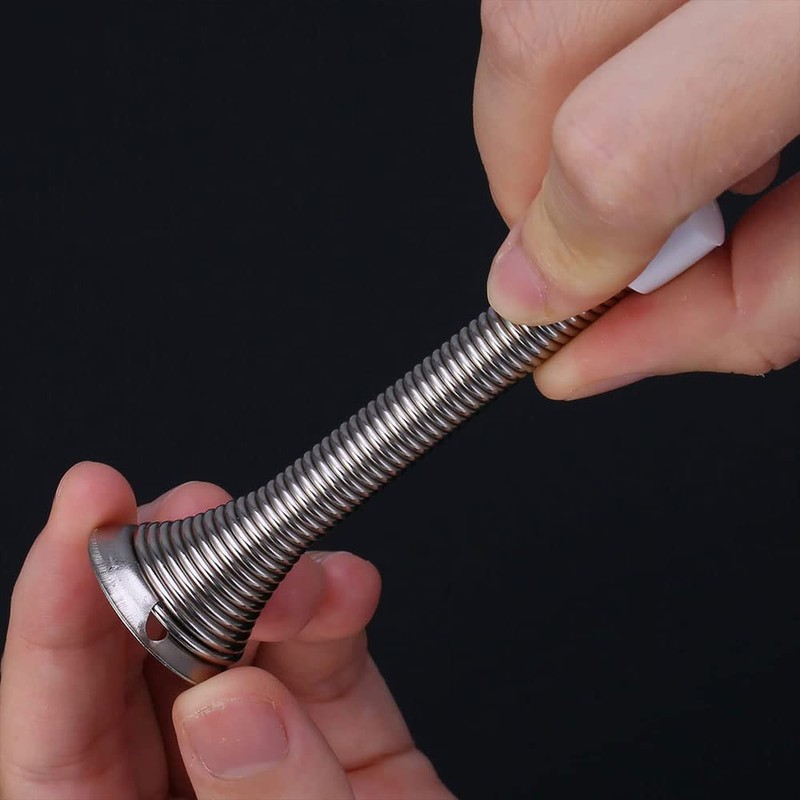 3 Pack Door Stops, Bendable Spring Steel Door Stoppers Wall
