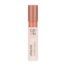 G R N shades of nature [Green] Organic Cosmetics Lip Gloss Rose Tulip - Colour Brilliance for Seductive Lips - Good Durability, No Gluing - Talc Free - 7 ml