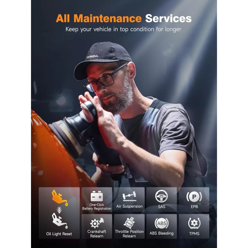 FOXWELL for CHRYSLER Car All System Active Test OBD2 Scanner