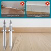500Pcs Double-Head Skirting Thread Seamless Nail Metal Skirting Line Without