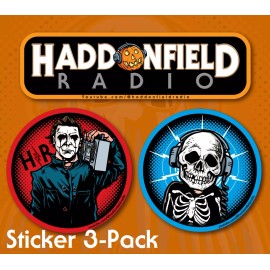 Haddonfield Radio Sticker 3-Pack