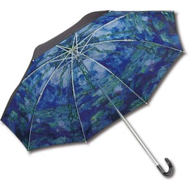 Ayuwara Upower Famous Painting Folding Umbrella (Sun or Rain) Monet "Water Lilies" AU-02504