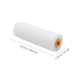 Gadpiparty 10 Fundas De Esponja Para Rodillo De Pintura 3.93 Pulgadas Repuestos Compactos Para Pintar Paredes Casas Fácil De Instalar Y Acabado Uniforme