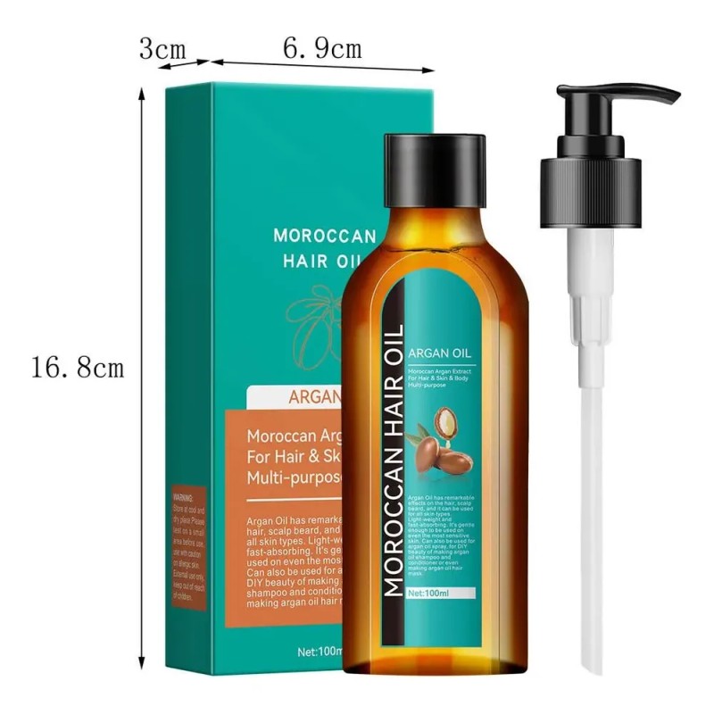 Aceite Marroquí Para El Cuidado Del Cabello, Aceite Reparado