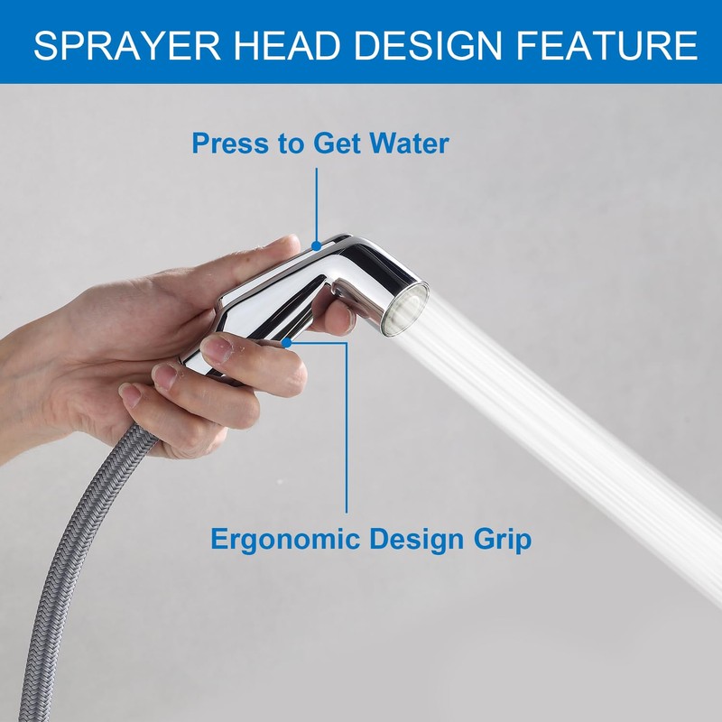 Timewill Kitchen Sink Side Sprayer Head Replacement Universal Fit Sink