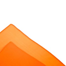 Hip Hop 50's Shop 1950s Chiffon Scarf Square Vintage Retro Sheer Neck Hair Tie Women Girls Orange (Orange 23")