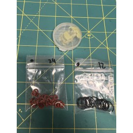 12 Vintage RC10 Gold Pan Shock Rebuild Kit O-Ring Green Slime 6440 5407 6469