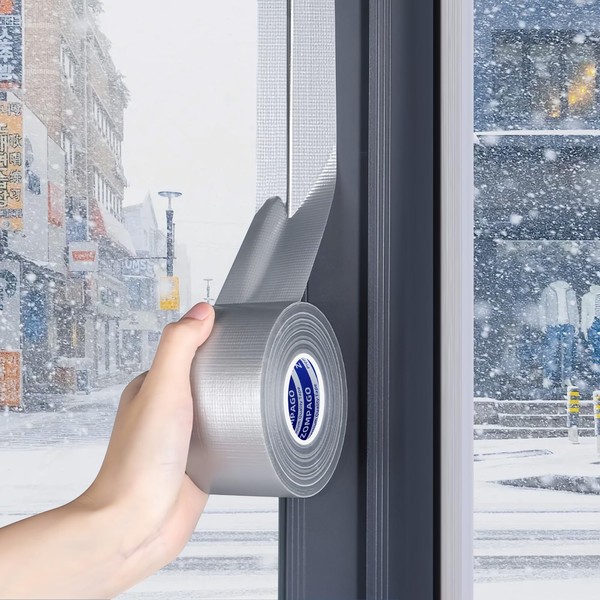 ZOMPAGO Cloth Duct Window Seal Tape for Winter, 1.77in x