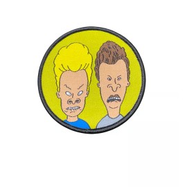 Beavis and Butthead MTV Patch, Iron On/Sew On