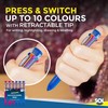 6pk SOL 10 in 1 Multi Coloured Pens All In