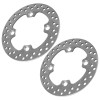 Caltric 2 Front Brake Disc Rotor For Polaris Ranger XP 900 2013 2014 2015 2016 2017 2018