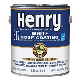 HENRY HE587046 Roof Coating, White