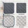 5 Pack Terry Cloth Pot Holders for Kitchen Heat Resistant,