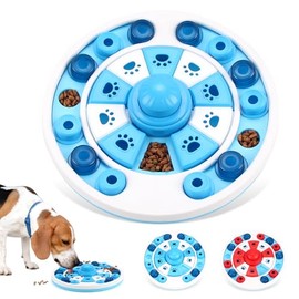 KEMIGO Juguetes de Rompecabezas para Perro, Juguete Interactivos para Perro Adiestramiento Canino, Rompecabeza Plato Dispensador Juego para Entrenamie