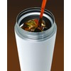 Asbel TS350 Tumbler, Pearl White, 11.8 fl oz (350 ml),