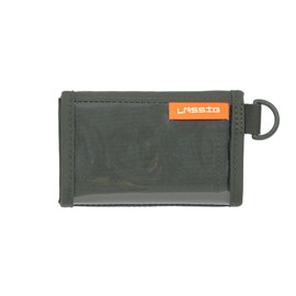 LÄSSIG Children's Wallet with Velcro Fastener and Transparent Window / School Wallet Bold Dark Olive, olive, Modern