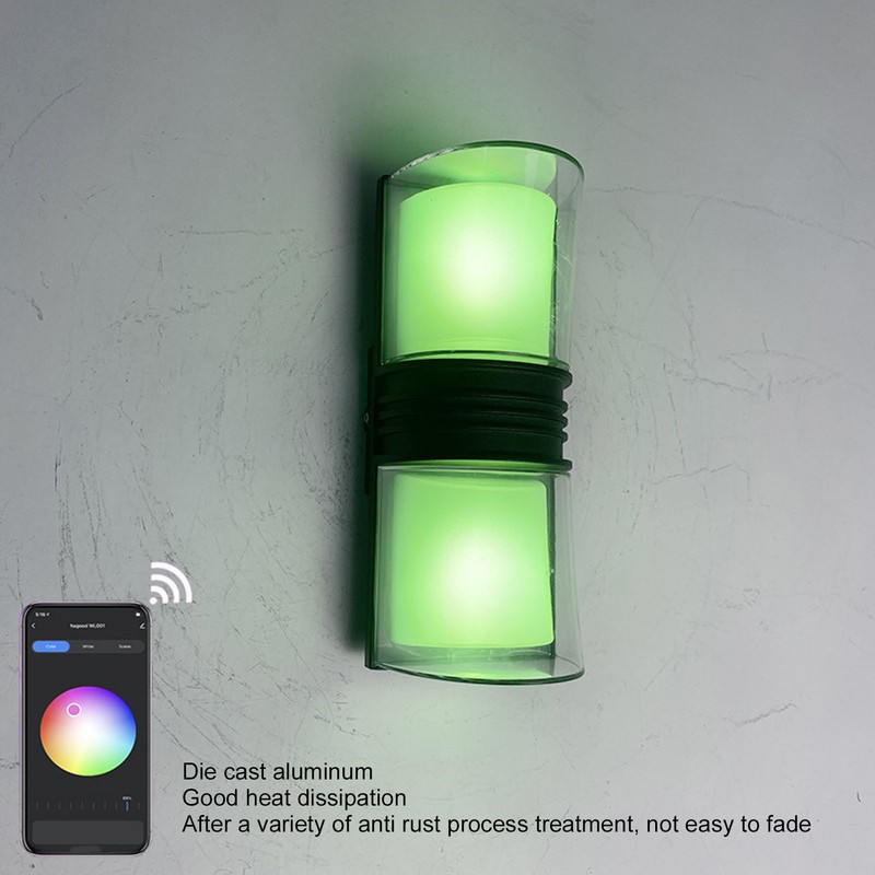 Smart LED Wall Lights WiFi Bluetooth APP Control RGBW IP65