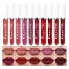 Set 10 Labiales Líquidos Mate Cmaadu Larga Duración 01