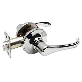 Designers Impressions Rochester Design Polished Chrome Passage Door Lever (Hall and Closet)