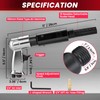 AMGSH Air Needle Scaler, 19-Pin Includes 1/4" NPT Air Hose