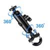 WADAHEFA Motorcycle, Bike 360° Rotating Adjustable Sports Camera Mount, Compatible