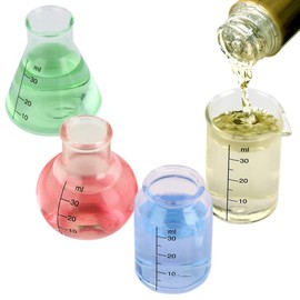 Barbuzzo Lab Shots (Set of 4), Clear