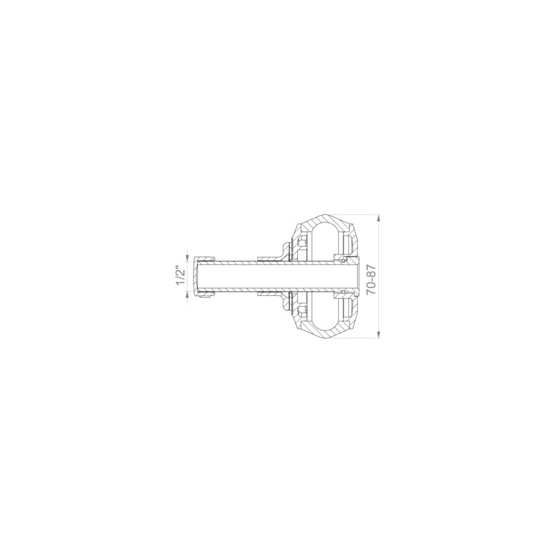 CSV 80 quick-release plug, PVC (70-87 mm), up to 0.5