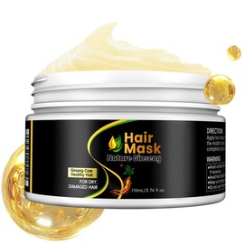 MEIDU Collagen Hair Mask,Ginseng Nourishing Hair Mask,Treatment Deep  Conditioning Coconut Oil Hair Mask, Repair Hydrate Conditioner,Christmas Gift - Specification: 110ml - Ginseng Hair Mask
