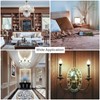 Brtstiun 6W E12 LED Ceiling Fan Light Bulbs, C37 Chandelier