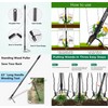 Nicecho 30"~63" long handle with 4 claws For Yard lawn