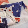 Honellaty 4th of July Rectangular Tablecloth 52×70 Inch, Patriotic Memorial