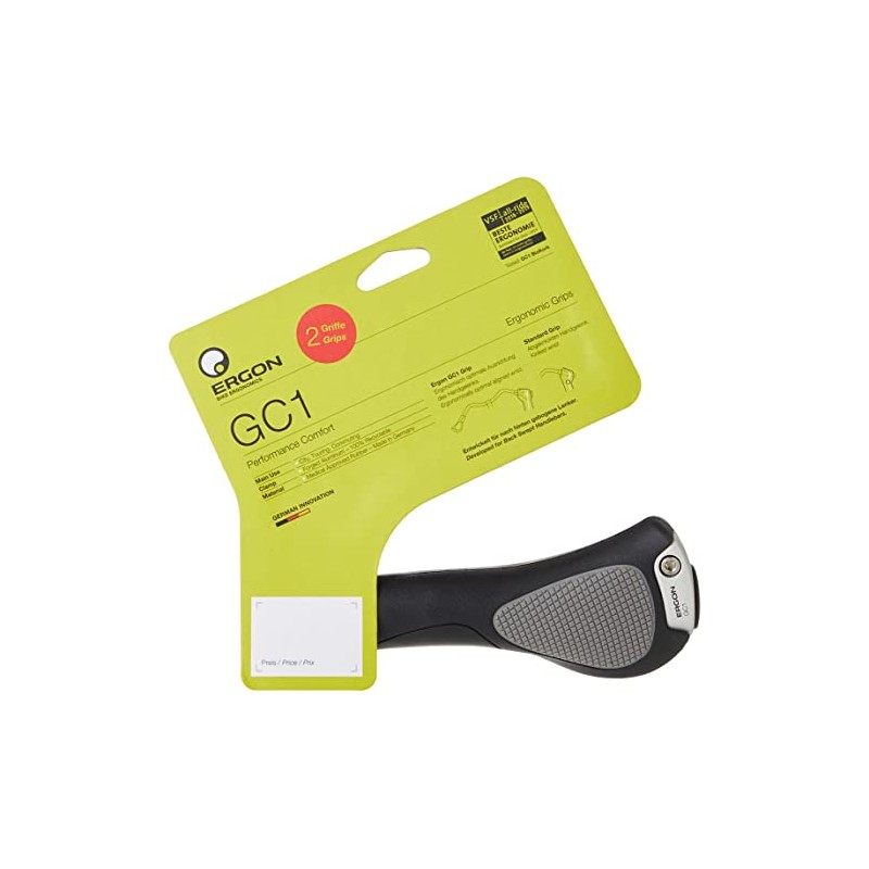 ERGON Unisex's GC1 Grips, Black, Standard
