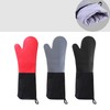 Linwnil Extra Long 19.5",Silicone Oven Mitts Heavy Duty Commercial Grade