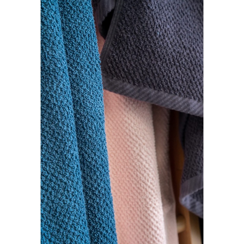 Simpli-Magic 79448 Popcorn Textured Bath Towels, 4 Pack, White