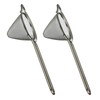 Fine Mesh Cocktail Strainer, Stainless Steel, Long Handle Set of