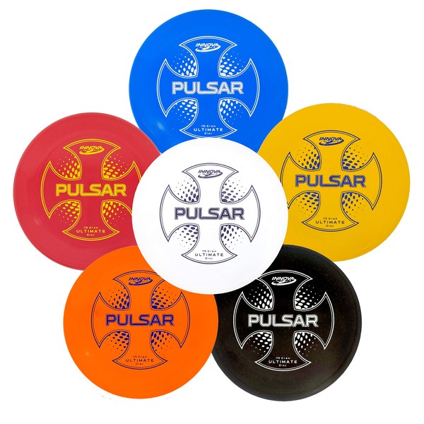 INNOVA Pulsar Ultimate Frisbee Disc Set of 6-175 Gram