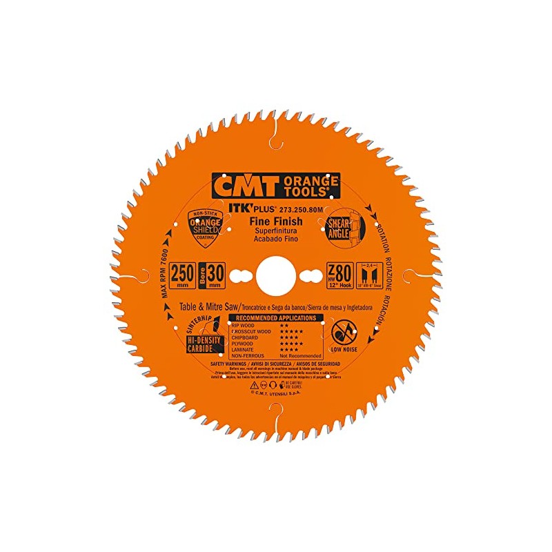 CMT 273.250.80 m Ultra Thin Kerf Blade Z-80 D-250 B-30