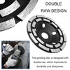 KEWAYO Double Row Diamond Cup - Surface Grinding Wheel, 5